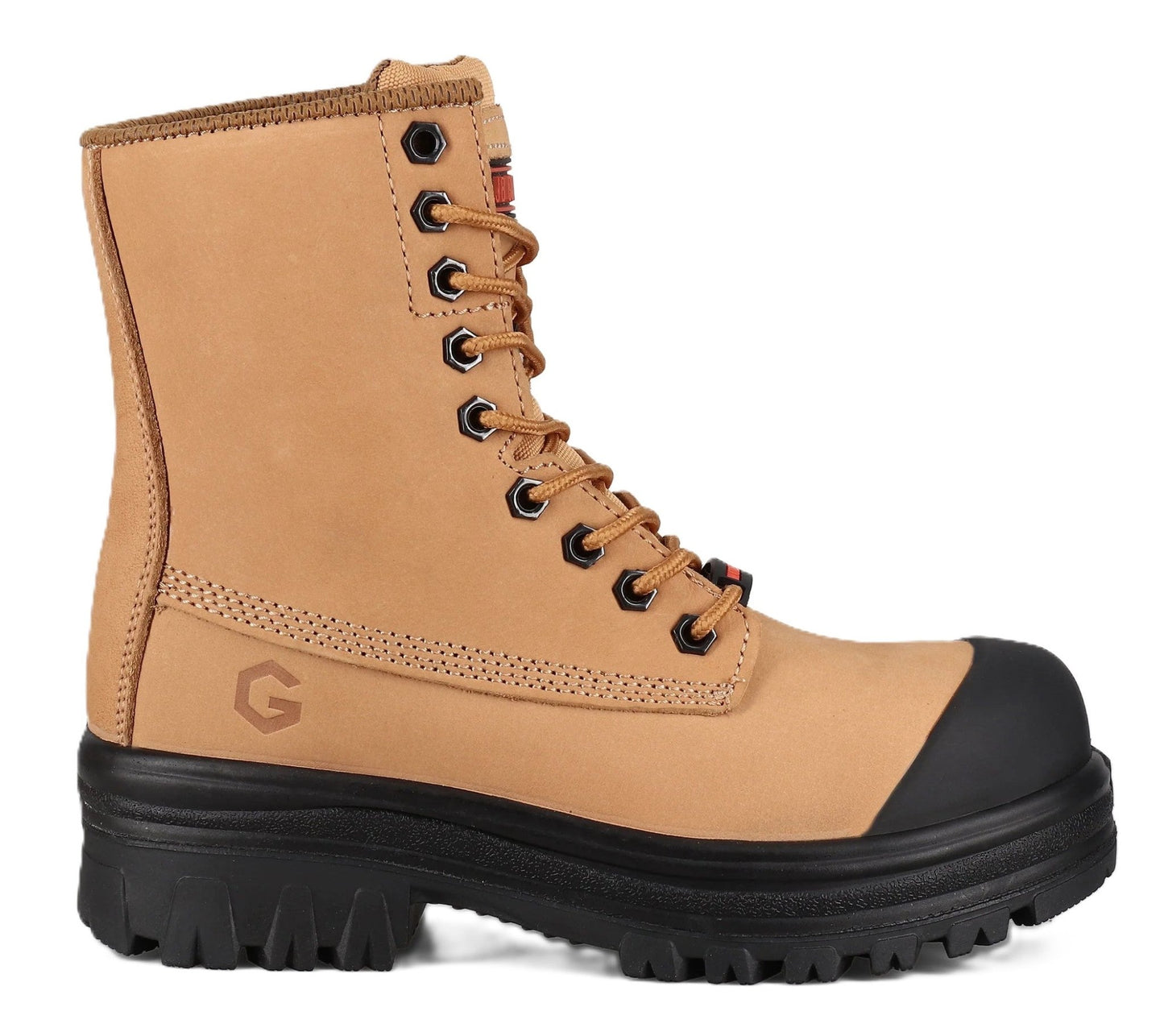 JB Goodhue Storm - Taupe Leather | CSA 8" Metal Free Work Boots - Grady’s Feet Essentials - JB Goodhue