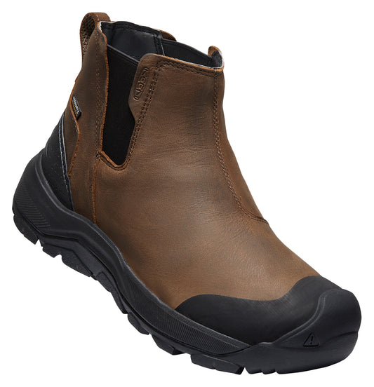 Keen Men's Revel IV Waterproof Chelsea Boot Canteen Black - Grady’s Feet Essentials - Keen