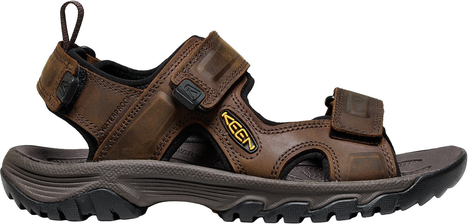 Keen Men's Targhee III Open Toe - Bison | Waterproof Leather Sandal - Grady’s Feet Essentials - Keen