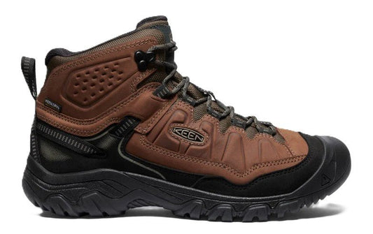 Keen Men's Targhee IV Mid Waterproof Bison Black Hiking Boot - Grady’s Feet Essentials - Keen