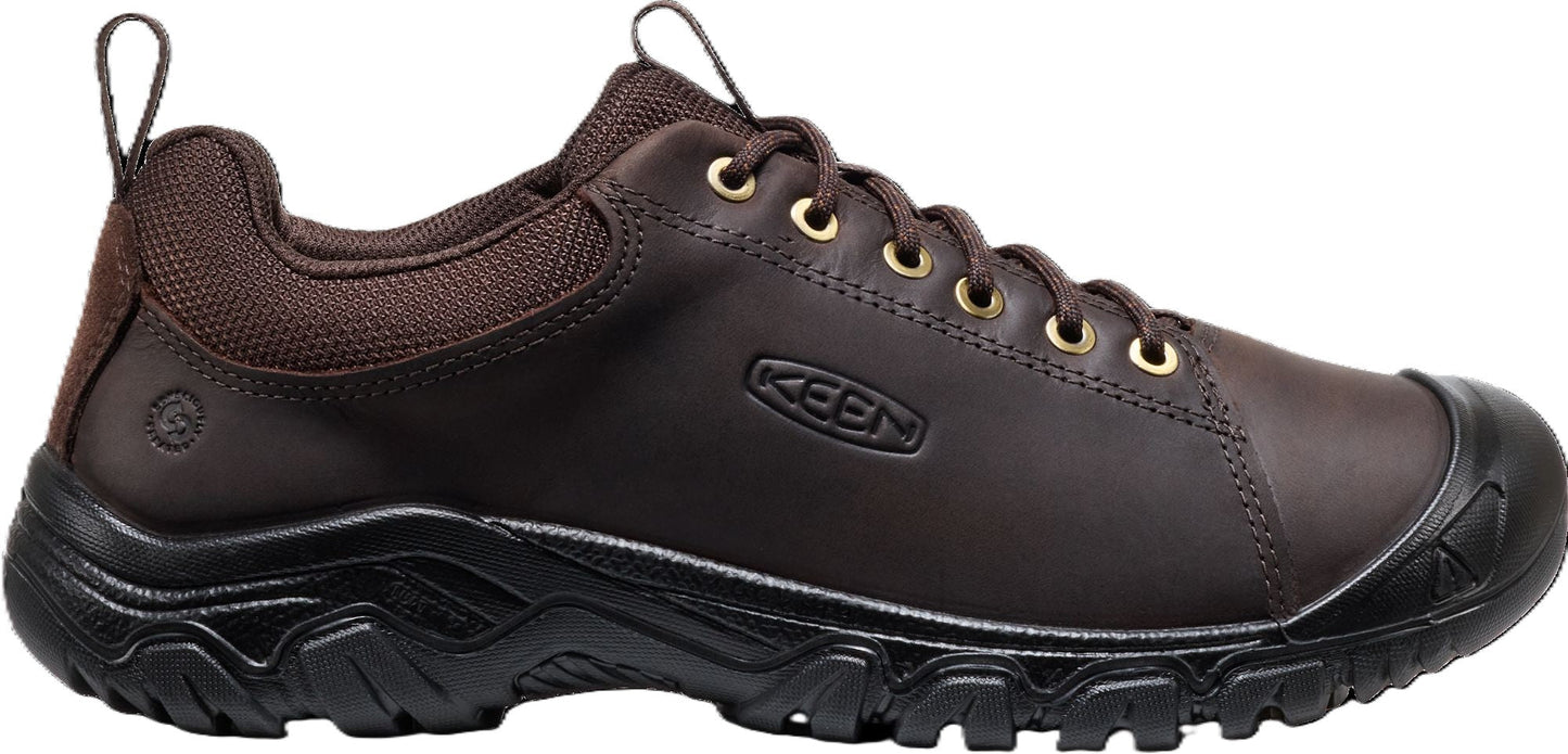 Keen Men's Targhee IV Oxford - Java Black | Lace Shoe - Grady’s Feet Essentials - Keen