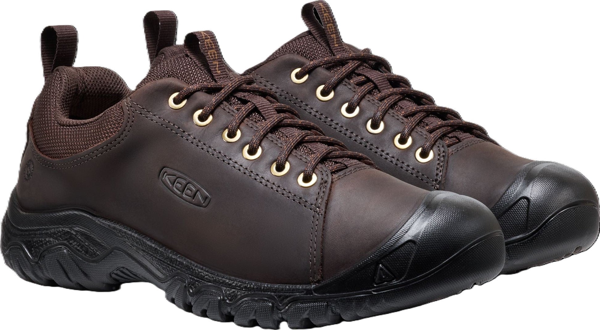 Keen Men's Targhee IV Oxford - Java Black | Lace Shoe - Grady’s Feet Essentials - Keen