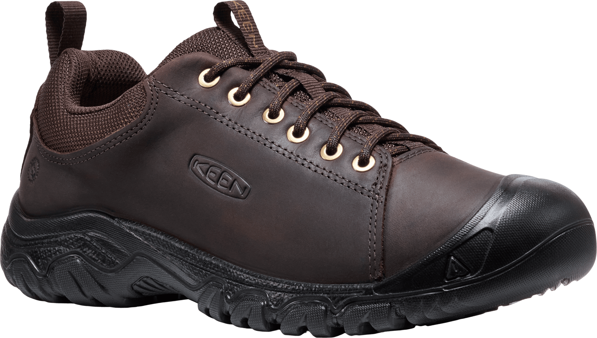 Keen Men's Targhee IV Oxford - Java Black | Lace Shoe - Grady’s Feet Essentials - Keen
