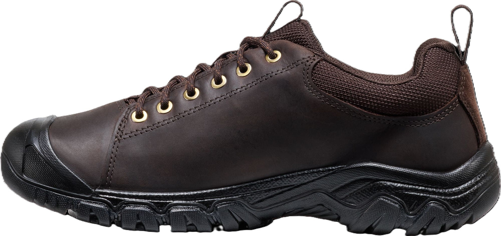 Keen Men's Targhee IV Oxford - Java Black | Lace Shoe - Grady’s Feet Essentials - Keen