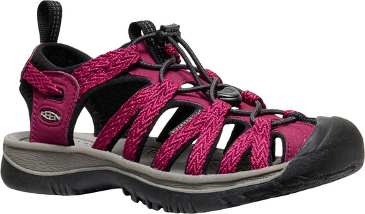 Keen Women's Whisper Sandal Beajolais Black - Grady’s Feet Essentials - Keen