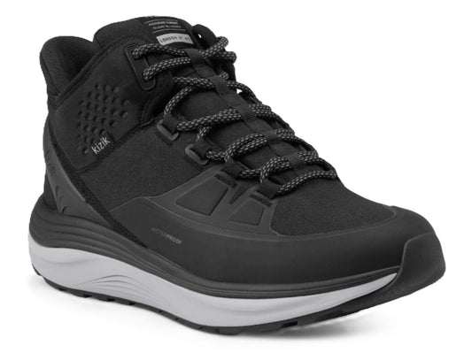 Kizik Men's London AT Mid WP - Black Alloy | Hands - Free Slip - On Boots - Grady’s Feet Essentials - Grady’s Feet Essentials