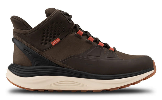 Kizik Men's London AT Mid WP - Mole | Hands - Free Slip - On Boots - Grady’s Feet Essentials - Kizik