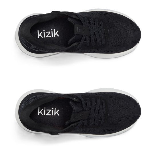 Kizik Women's Athens 2 - Black | Hands - Free Slip - On Shoes - Grady’s Feet Essentials - Kizik