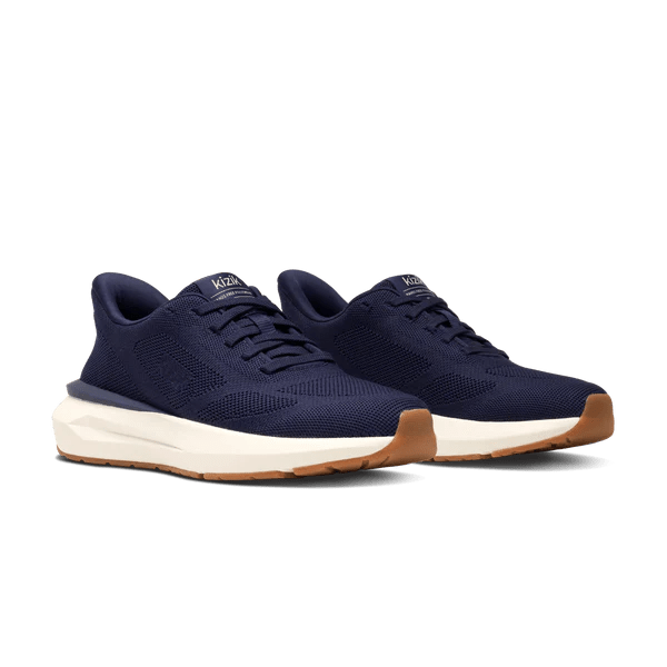 Kizik Women's Athens 2 Knit - Naval Academy | Hands-Free Step-In Shoes - Grady’s Feet Essentials - Kizik