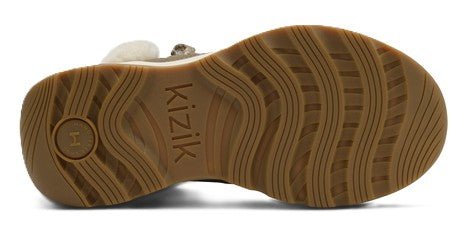 Kizik Women's Juno 2 Lace Winter Boot - Shitake/Fog Waterproof Leather - Grady’s Feet Essentials - Kizik