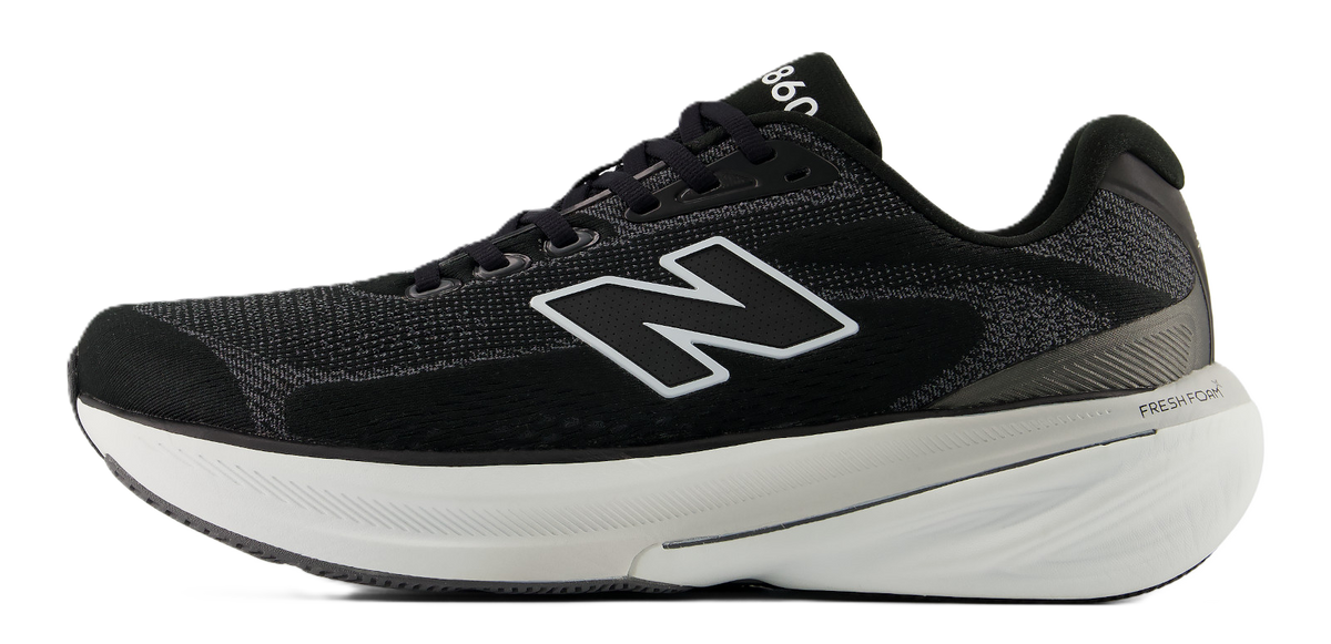 New Balance Men's Fresh Foam M8607GW  Stability Shoe Black White