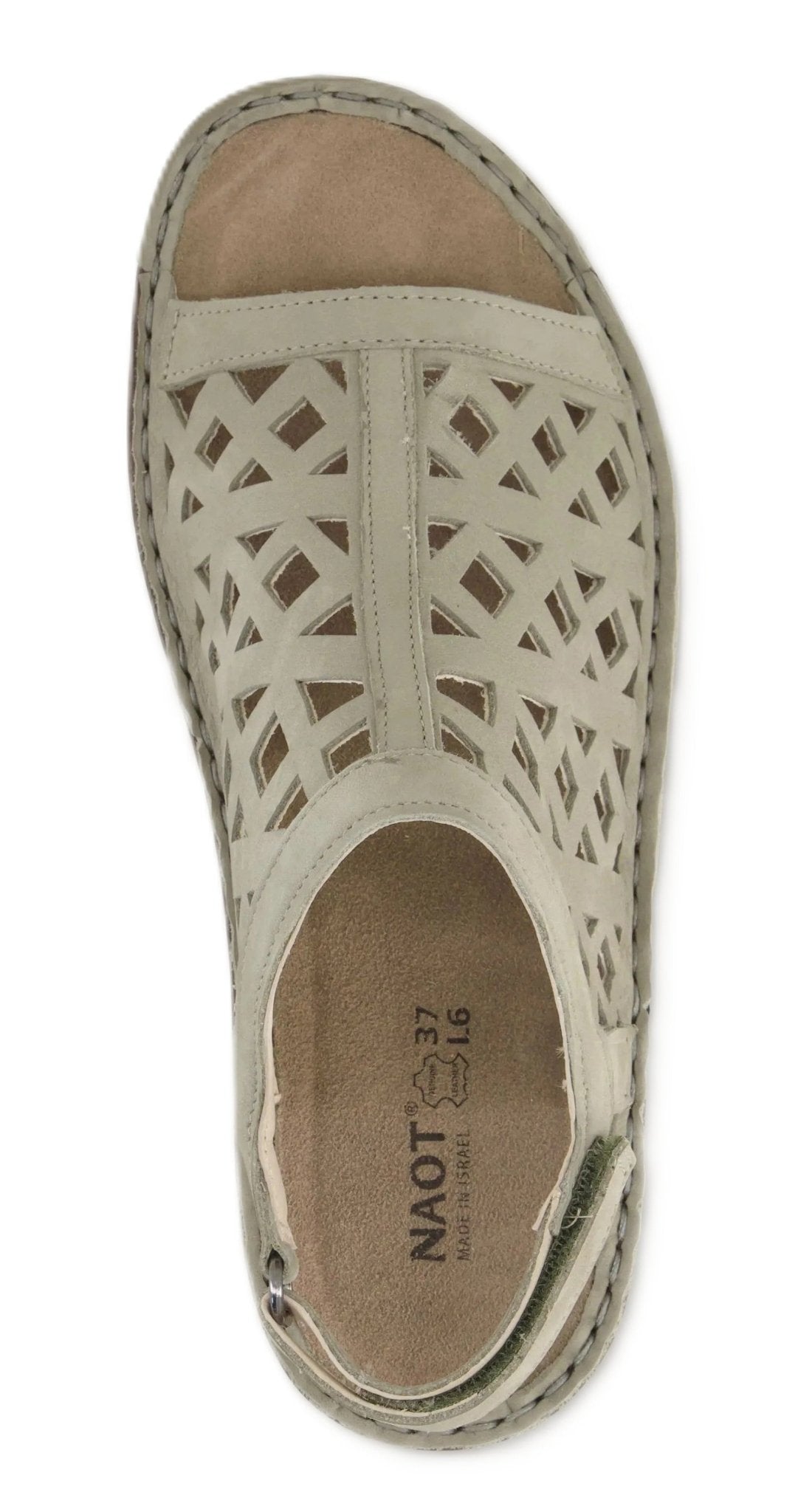 Naot Amadora Sandal - Sage Nubuck Leather | Removable Footbed - Grady’s Feet Essentials - Naot