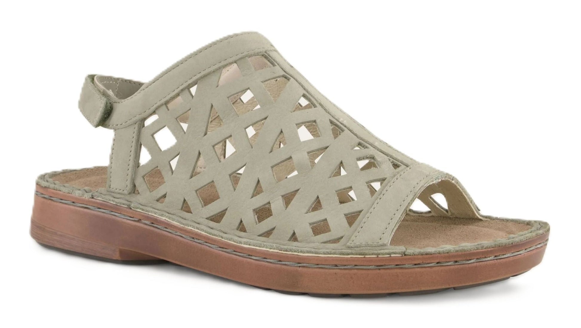 Naot Amadora Sandal - Sage Nubuck Leather | Removable Footbed - Grady’s Feet Essentials - Naot