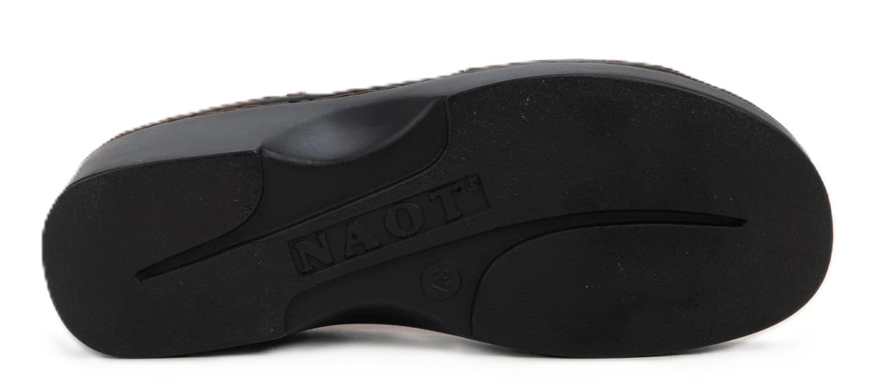 Naot Rome Sandal - Latte Brown Leather | Removable Footbed - Grady’s Feet Essentials - Naot