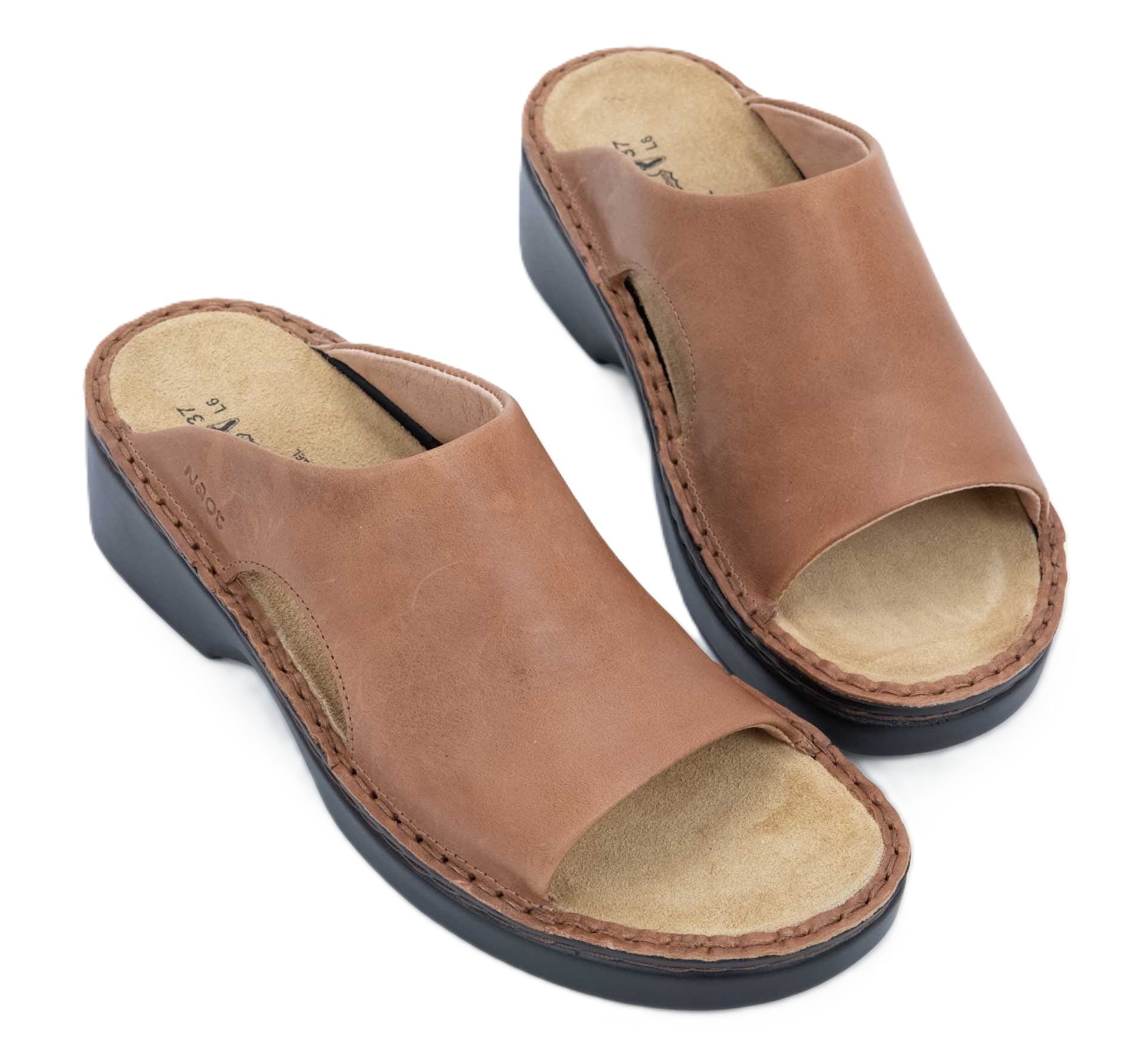 Naot Rome Sandal - Latte Brown Leather | Removable Footbed - Grady’s Feet Essentials - Naot
