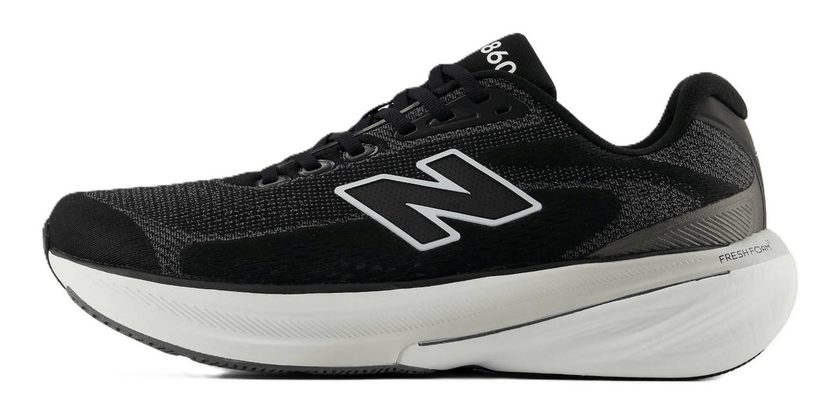 New Balance Men's Fresh Foam M8607GW Stability Shoe Black White - Grady’s Feet Essentials - New Balance
