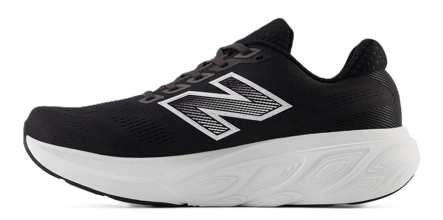 New Balance Men's Fresh Foam X 880v15 - Black with White | Walk or Run - Grady’s Feet Essentials - New Balance