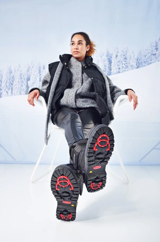 Olang Luna Black Women’s Winter Boots | Warm & Waterproof with Grips - Grady’s Feet Essentials - Olang
