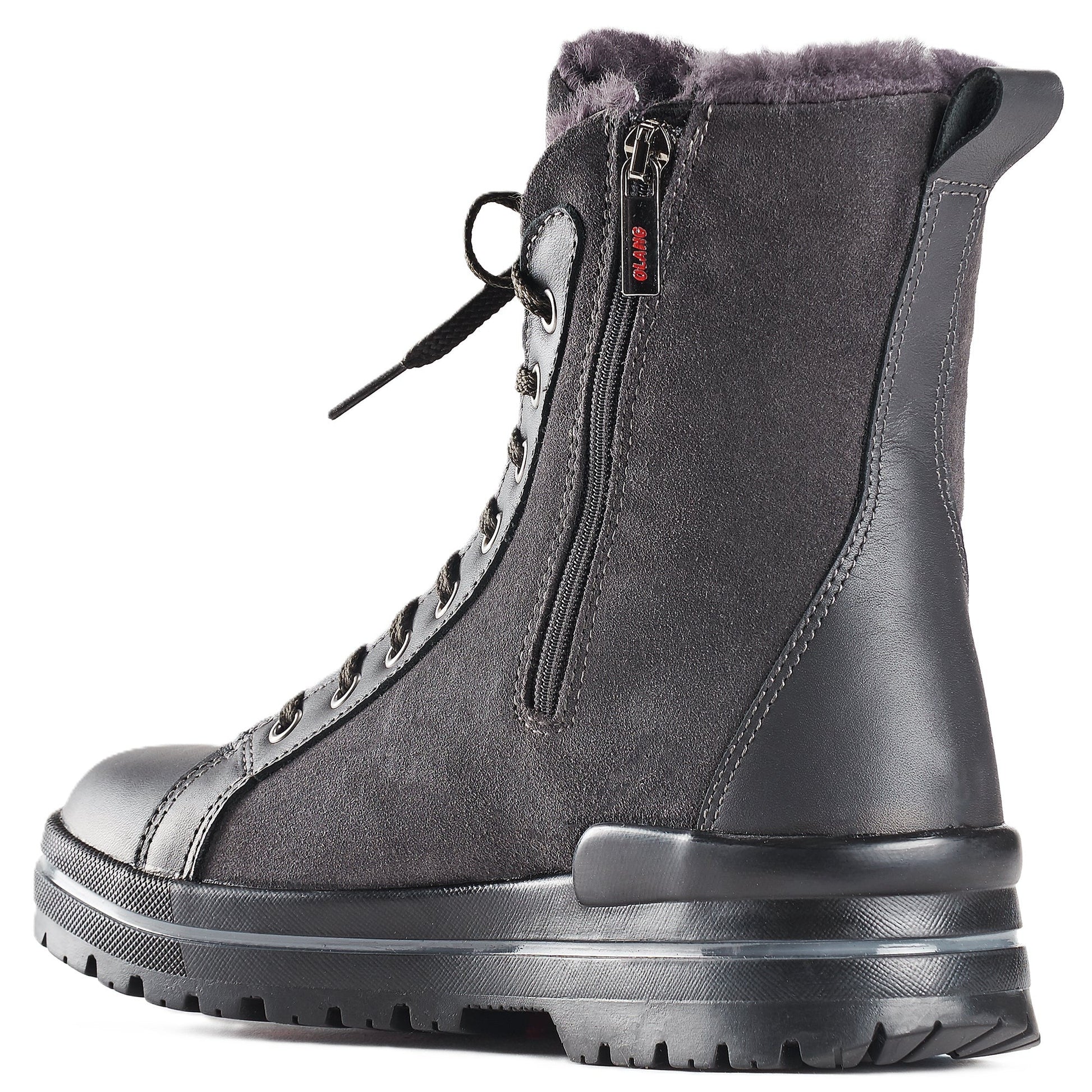 Olang Zaide Anthracite Women's Winter Boots | Warm & Waterproof with Grips - Grady’s Feet Essentials - Olang