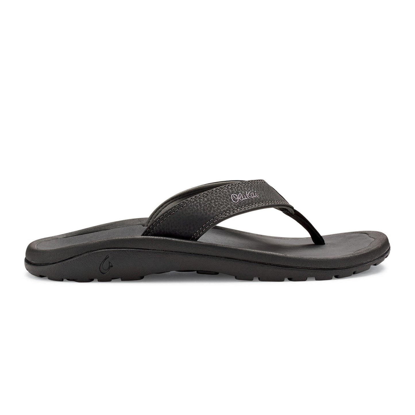 OluKai ‘Ohana Men's Sandal - Black Dark Shadow | Water Friendly - Grady’s Feet Essentials - OluKai