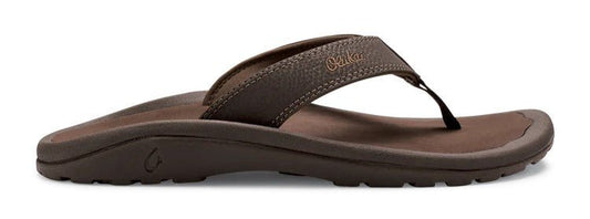 OluKai ‘Ohana Men's Sandal Dark Java - Grady’s Feet Essentials - OluKai