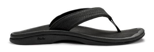 OluKai ‘Ohana Women's Sandal Black - Grady’s Feet Essentials - OluKai