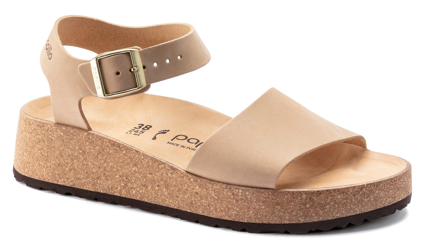 Papillio Glenda Nubuck Leather Sandcastle - Grady’s Feet Essentials - Birkenstock