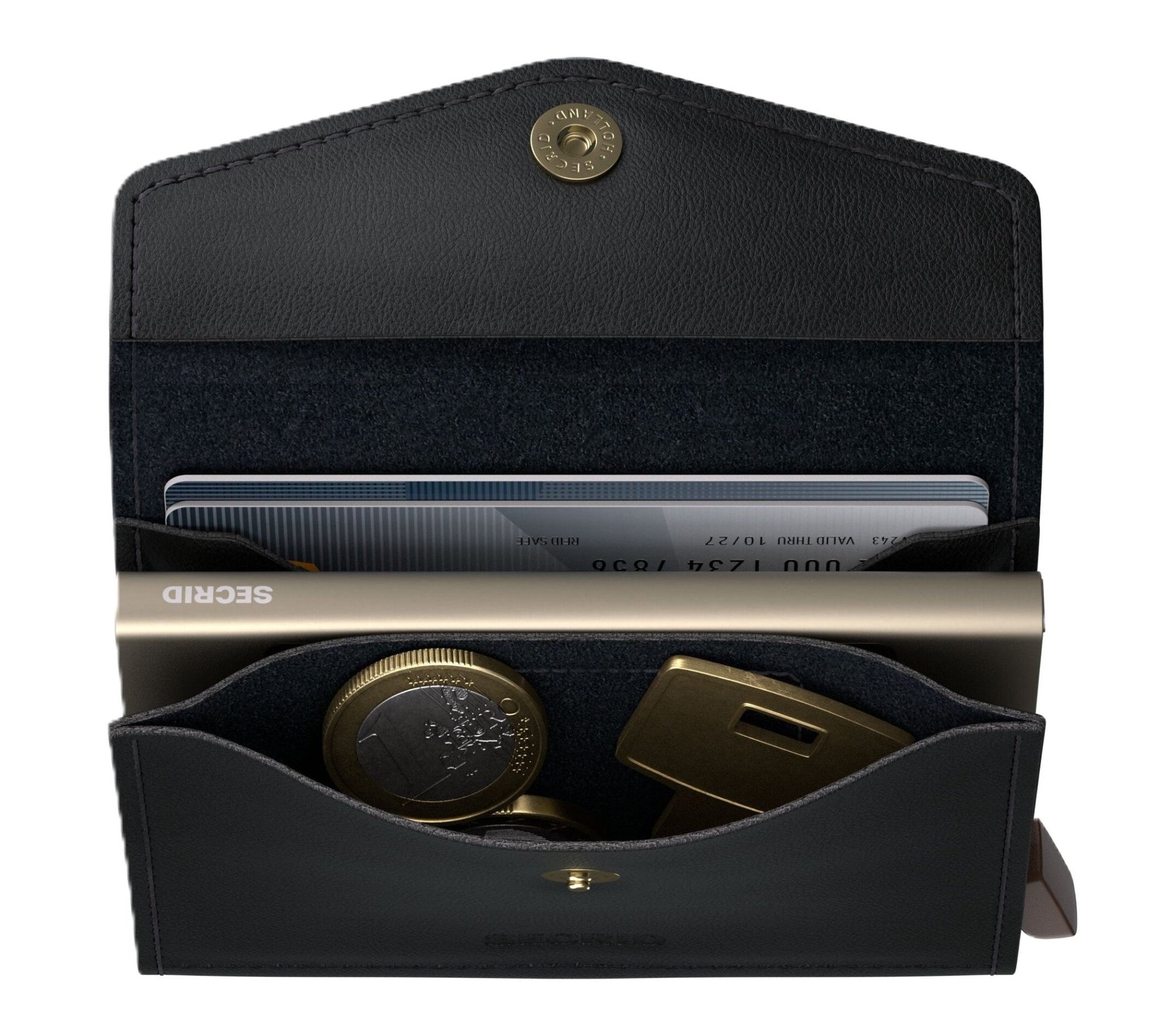 Secrid Envelope Wallet - Original Black Leather | RFID Safe - Grady’s Feet Essentials - Secrid