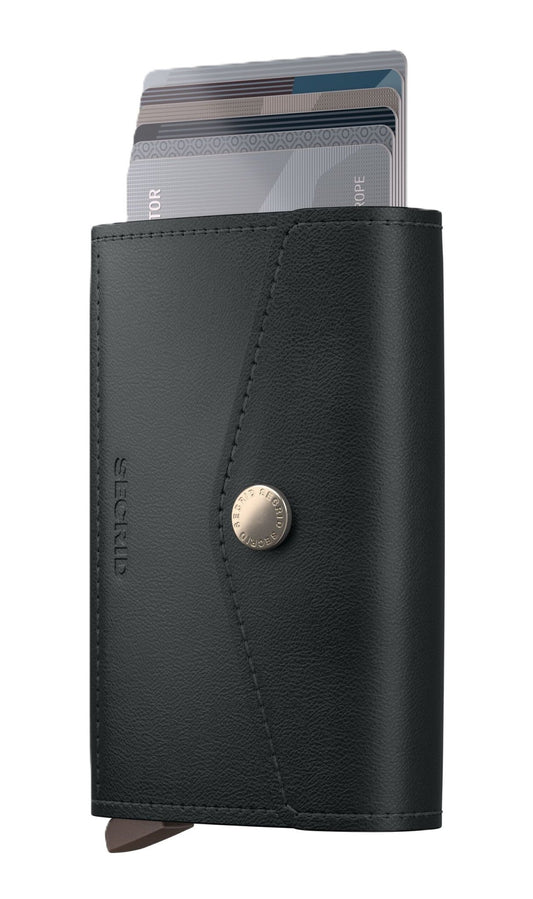 Secrid Envelope Wallet - Original Black Leather | RFID Safe - Grady’s Feet Essentials - Secrid