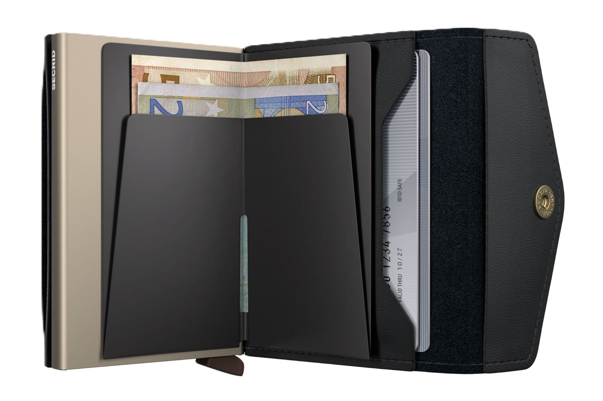 Secrid Envelope Wallet - Original Black Leather | RFID Safe - Grady’s Feet Essentials - Secrid