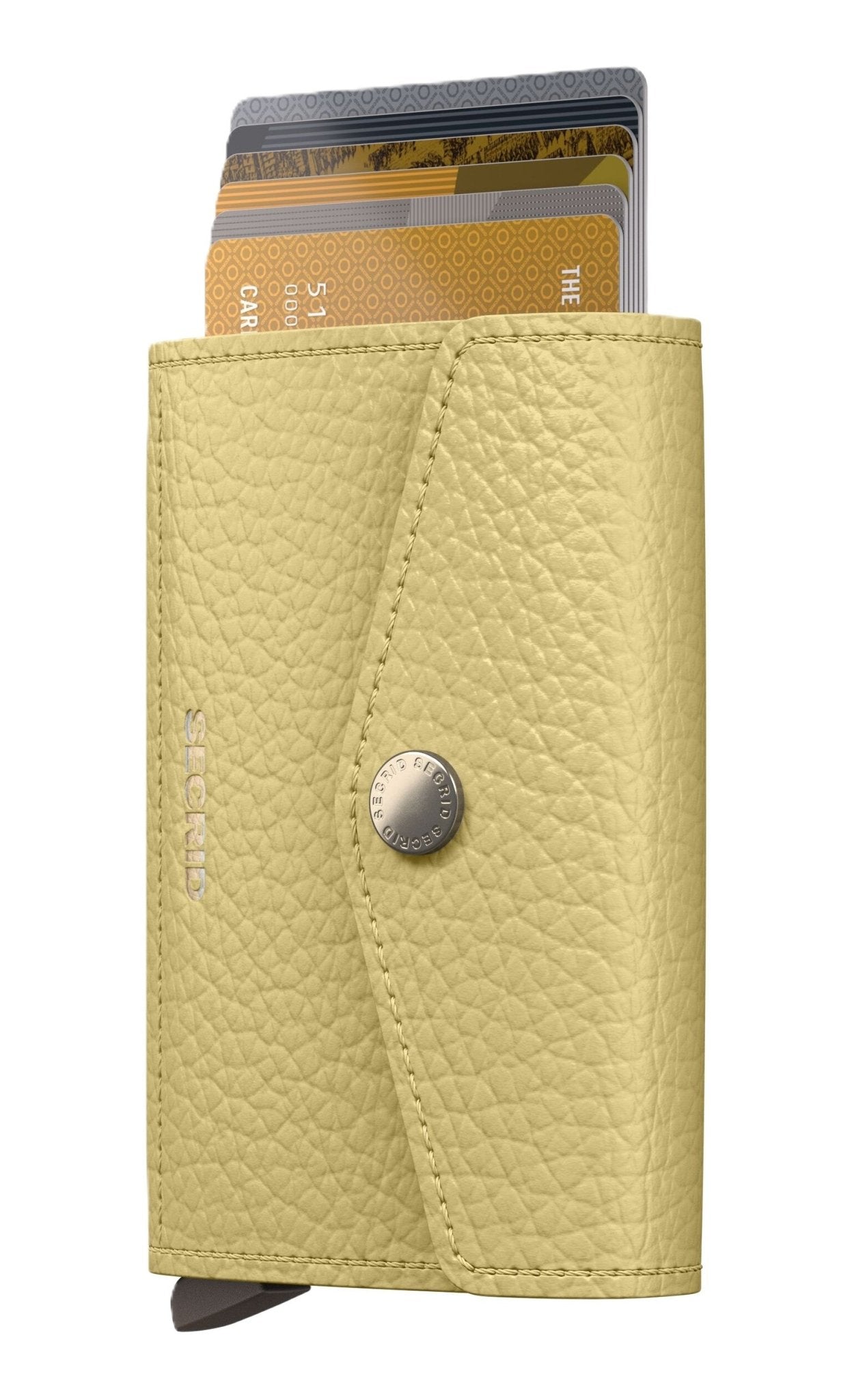 Secrid Envelope Wallet - Pebble Butter Yellow Leather | RFID Safe - Grady’s Feet Essentials - Secrid