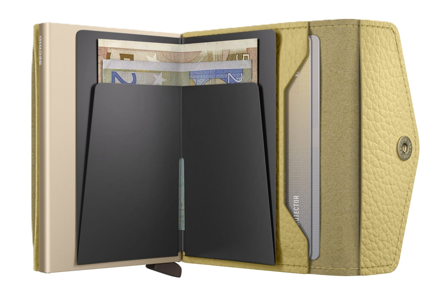 Secrid Envelope Wallet - Pebble Butter Yellow Leather | RFID Safe - Grady’s Feet Essentials - Secrid