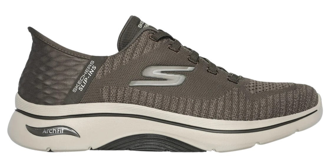 Skechers Slip - ins Men's: Arch Fit 2.0 - Grand Select 2 Taupe - Grady’s Feet Essentials - Skechers