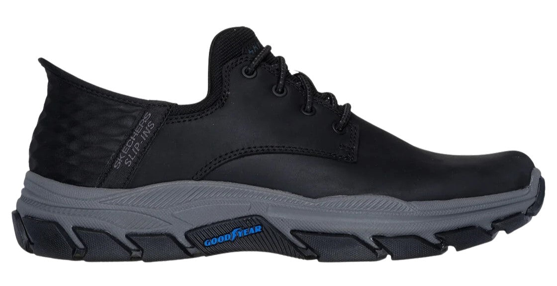 Skechers Slip - ins Men's: Respected - Garrett Black - Grady’s Feet Essentials - Skechers