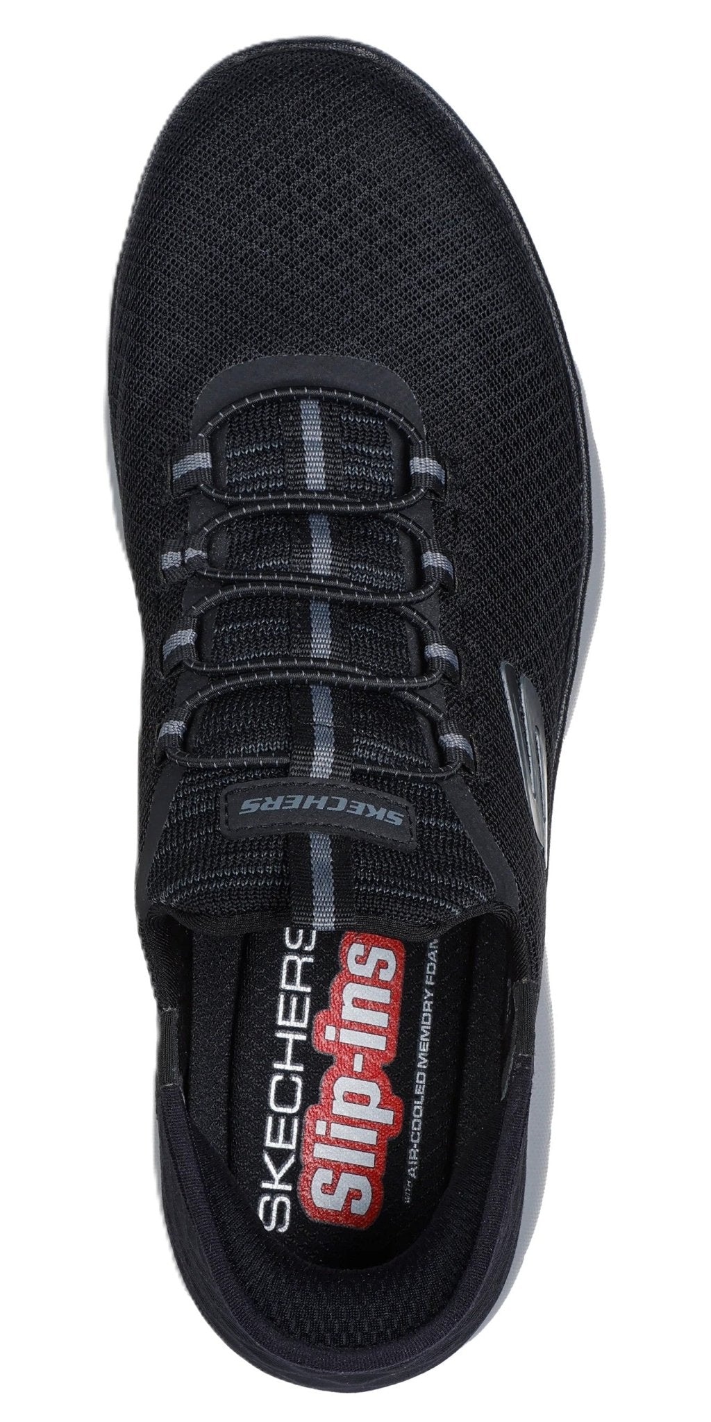 Skechers Slip - ins Men's: Summits - High Range Black Grey - Grady’s Feet Essentials - Skechers