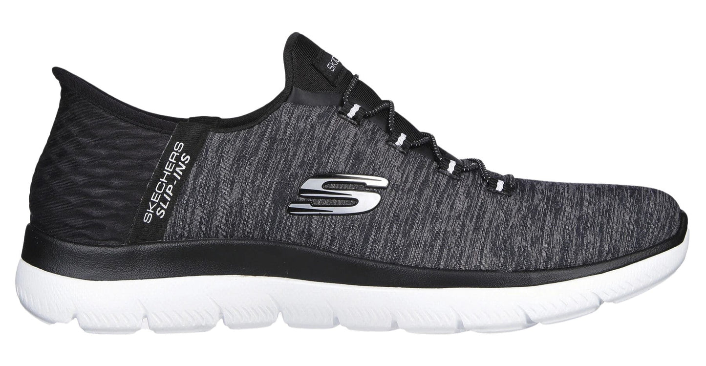 Skechers Slip - ins: Women's Summits - Dazzling Haze Black/White - Grady’s Feet Essentials - Skechers