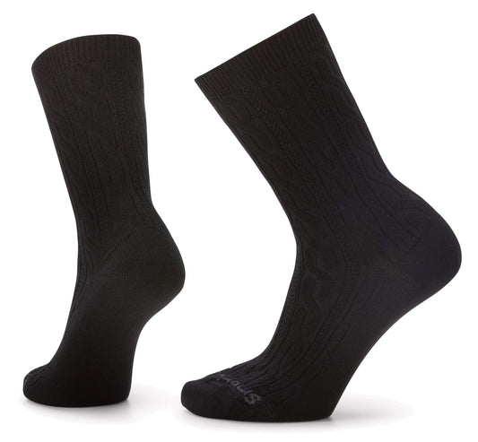 Smartwool Everyday Cable Crew Socks Black - Grady’s Feet Essentials - Smartwool