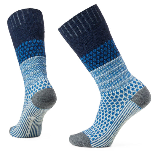Smartwool Everyday Cozy Popcorn Cable Crew Socks - Deep Navy | Full Cushion - Grady’s Feet Essentials - Smartwool