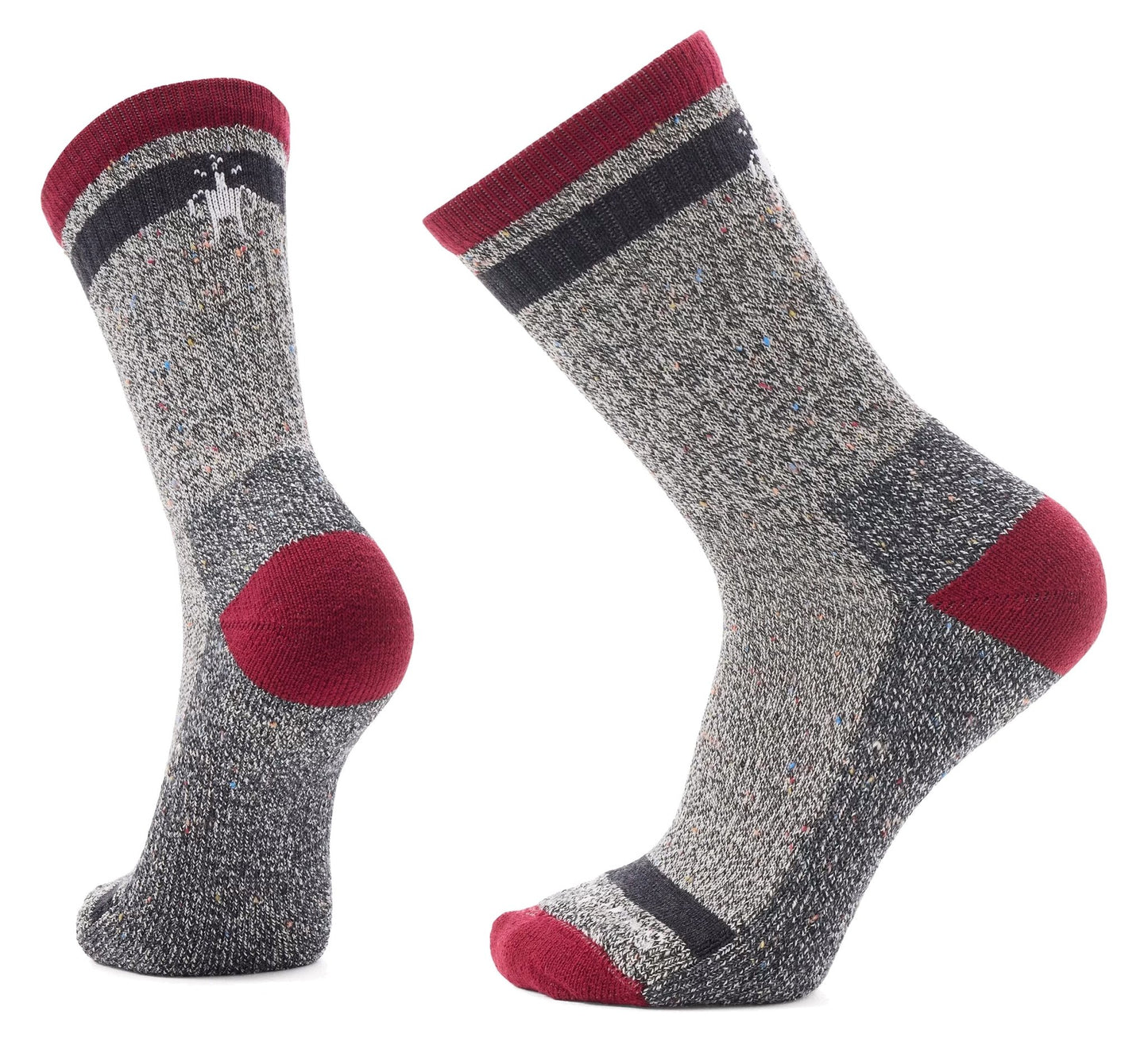 Smartwool Everyday Larimer Crew Socks Light Cushion Tibetan Red - Grady’s Feet Essentials - Smartwool