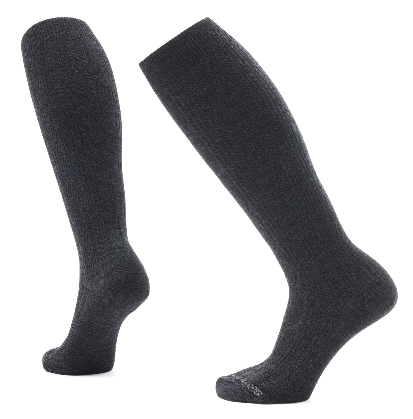 Smartwool Everyday Lifestyle Cable Knee High Socks Charcoal - Grady’s Feet Essentials - Smartwool