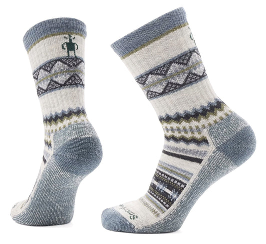 Smartwool Everyday Snowed In Sweater Crew Socks Light Cushion Ash - Grady’s Feet Essentials - Smartwool