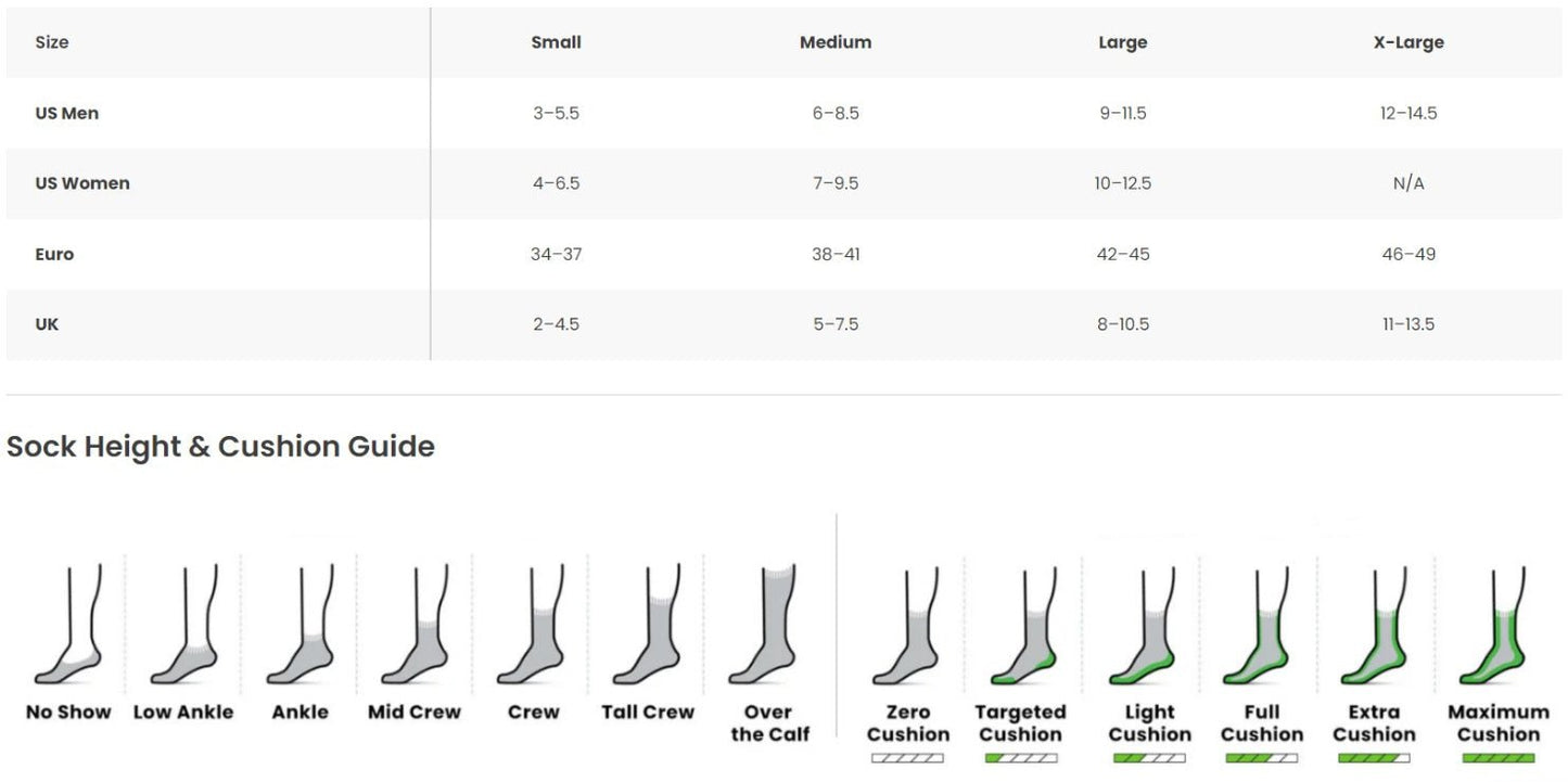 Smartwool Hike Campground Print Crew Socks Light Cushion Winter Moss - Grady’s Feet Essentials - Smartwool