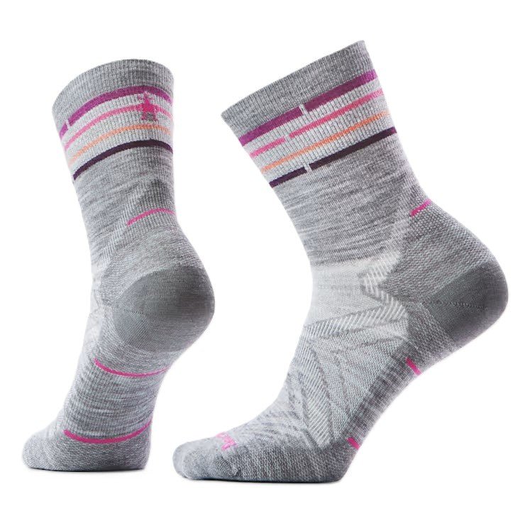 Smartwool Run Mid Crew Socks - Light Grey | Zero Cushion - Grady’s Feet Essentials - Smartwool