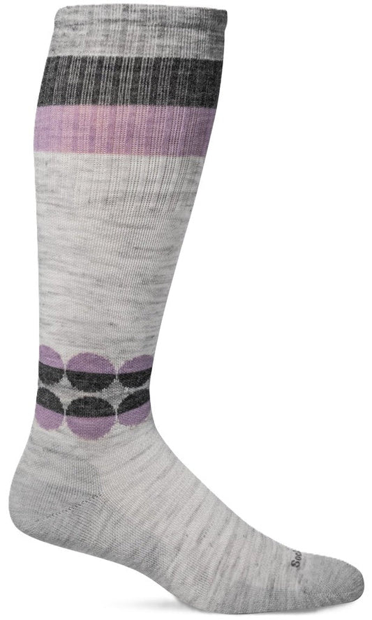 SockWell Women's Spin | Moderate Graduated Compression Socks Ash