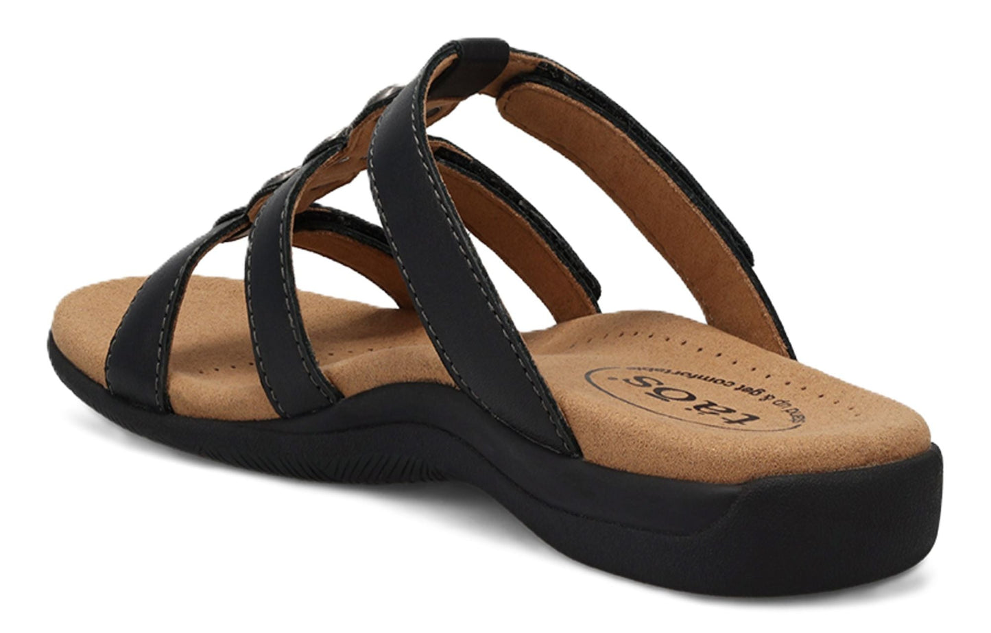 Taos Prize 4 Sandals - Black Leather - Grady’s Feet Essentials - Taos