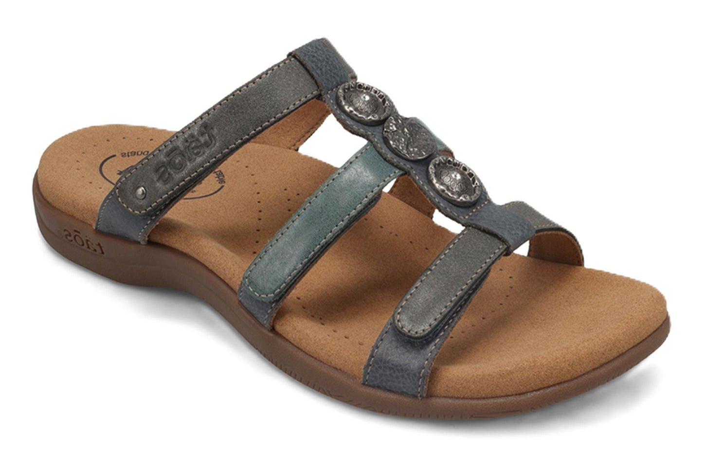 Taos Prize 4 Sandals - Blue Multi Leather - Grady’s Feet Essentials - Taos