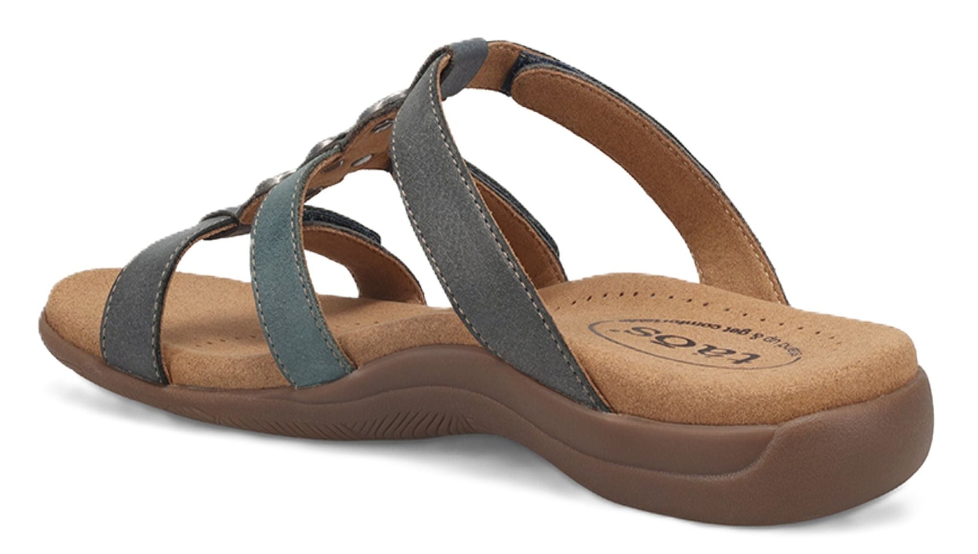 Taos Prize 4 Sandals - Blue Multi Leather - Grady’s Feet Essentials - Taos