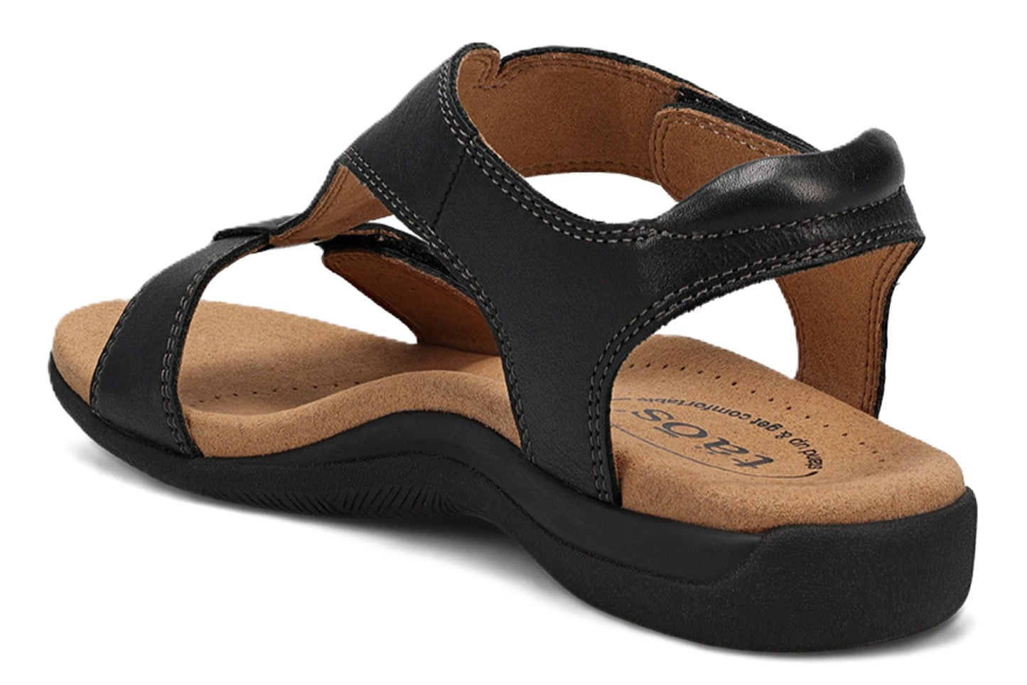 Taos The Show Sandals - Black Leather - Grady’s Feet Essentials - Taos