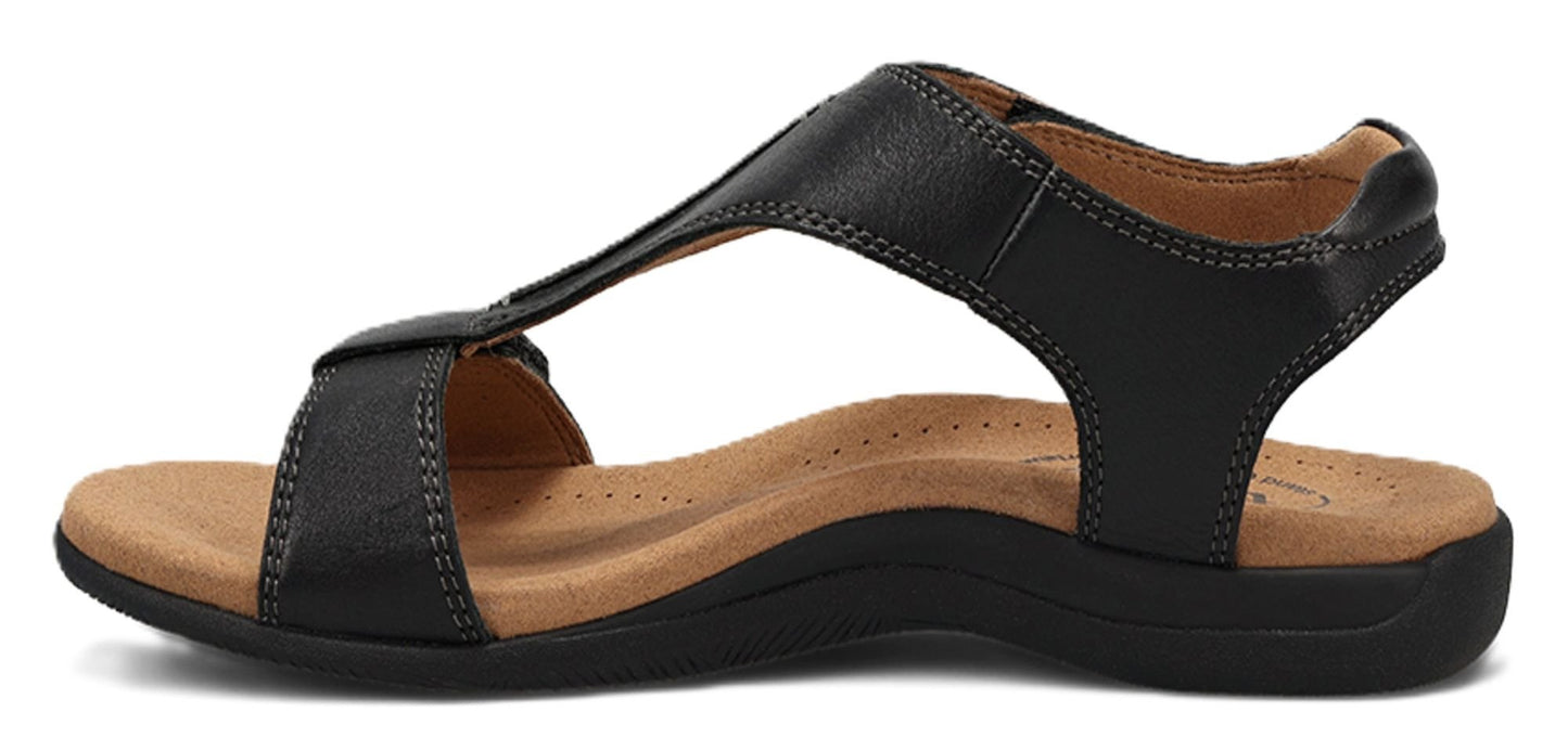 Taos The Show Sandals - Black Leather - Grady’s Feet Essentials - Taos