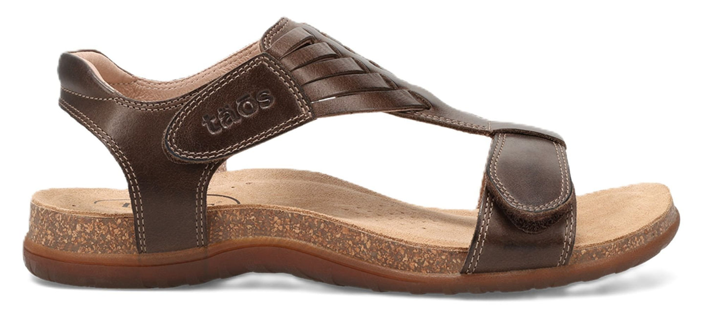 Taos Wonderful Women's Sandal - Mocha Leather | Adjustable Straps - Grady’s Feet Essentials - Taos